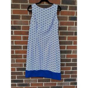 Alyx Limited Sleeveless Shift Dress Geometric Print Size 14